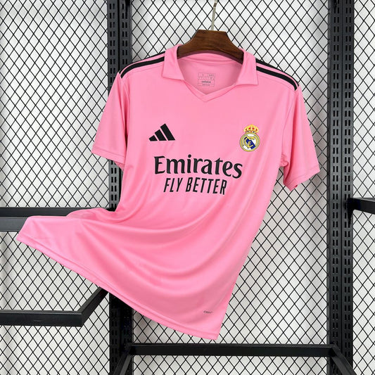 Camiseta Real Madrid Rosada 2025/26 Versión Fan