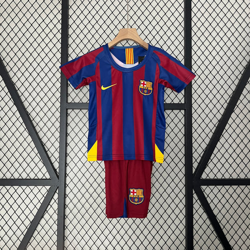 Barcelona Retro Kit Niños Local 2005/06