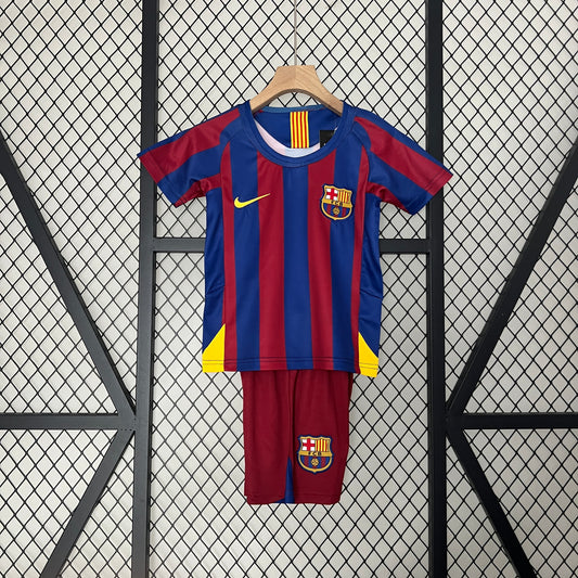 Barcelona Retro Kit Niños Local 2005/06