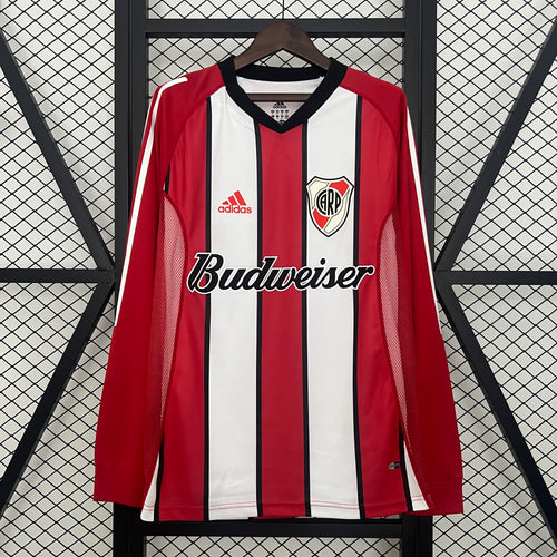 Camiseta River Plate Visita Retro Manga Larga 2003/04 Versión Fan