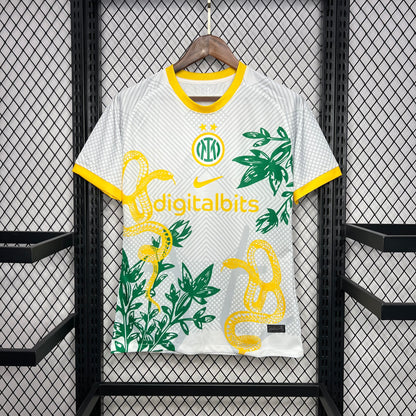 Camiseta Inter de Milán "Edición Especial Amarilla" 2024/25 Versión Fan