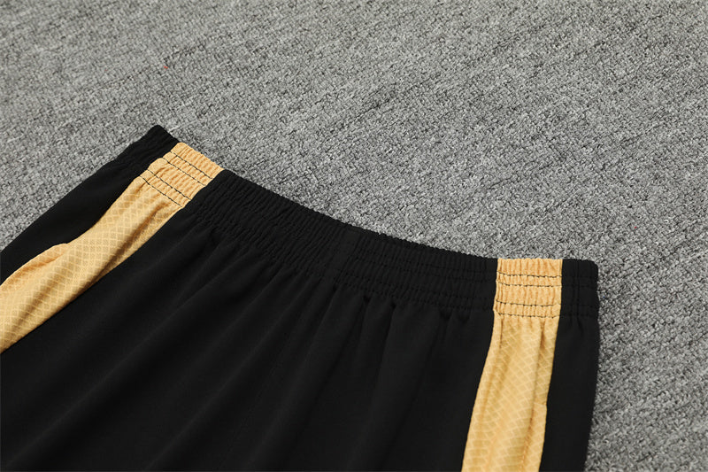 Buzo Completo Real Madrid Negro Diseño Dorado