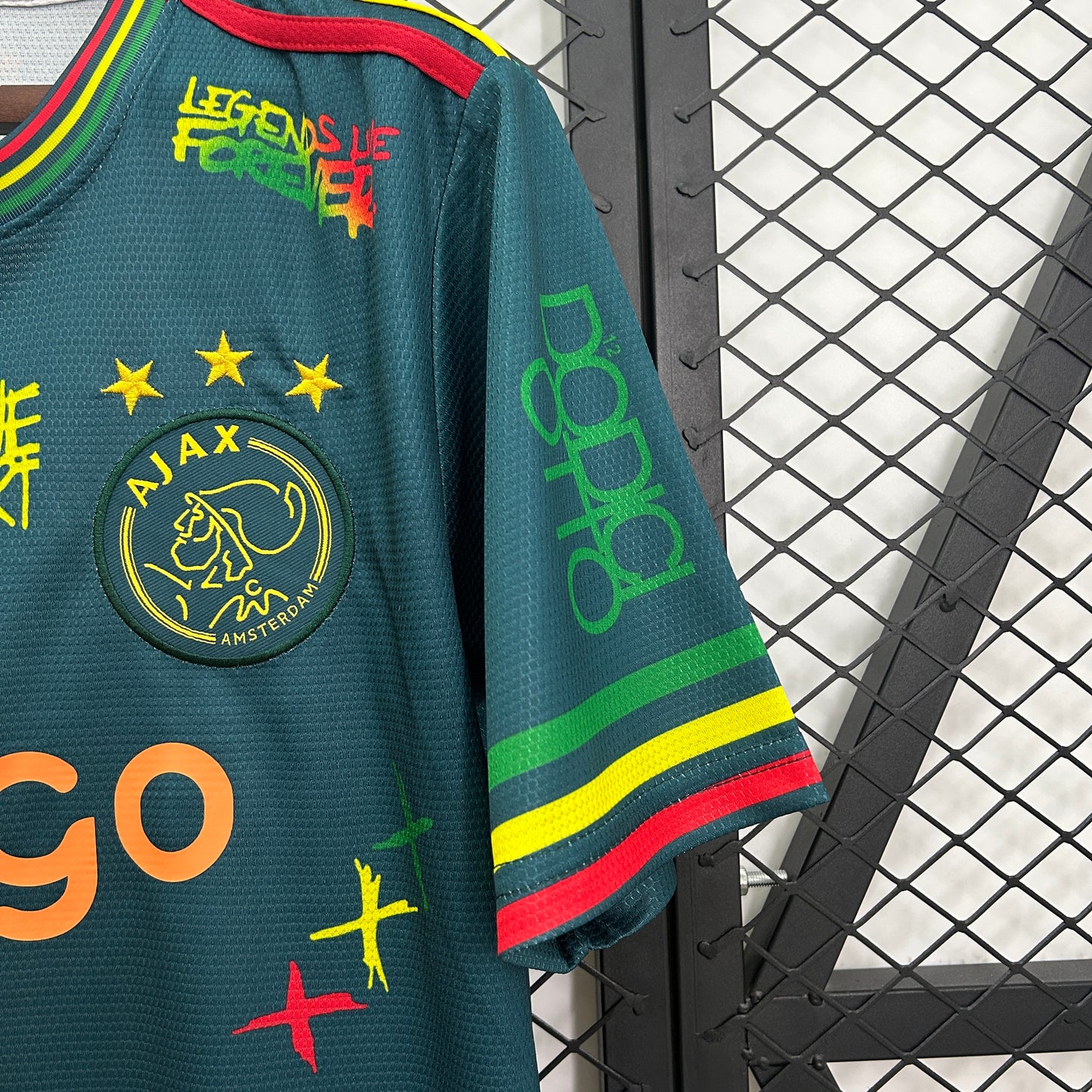 Camiseta Ajax Edición Especial "Bob Marley Verde" 2025/26 Versión Fan