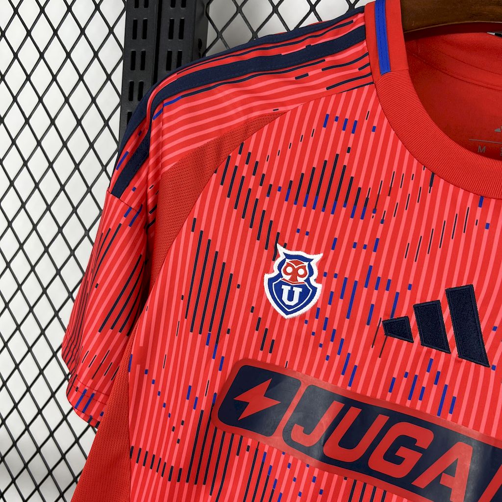 Camiseta Universidad de Chile Visita 2025 Versión Fan