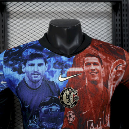 Camiseta Manchester United Ronaldo y Chelsea Messi Edición Especial 2025/26 Versión Jugador