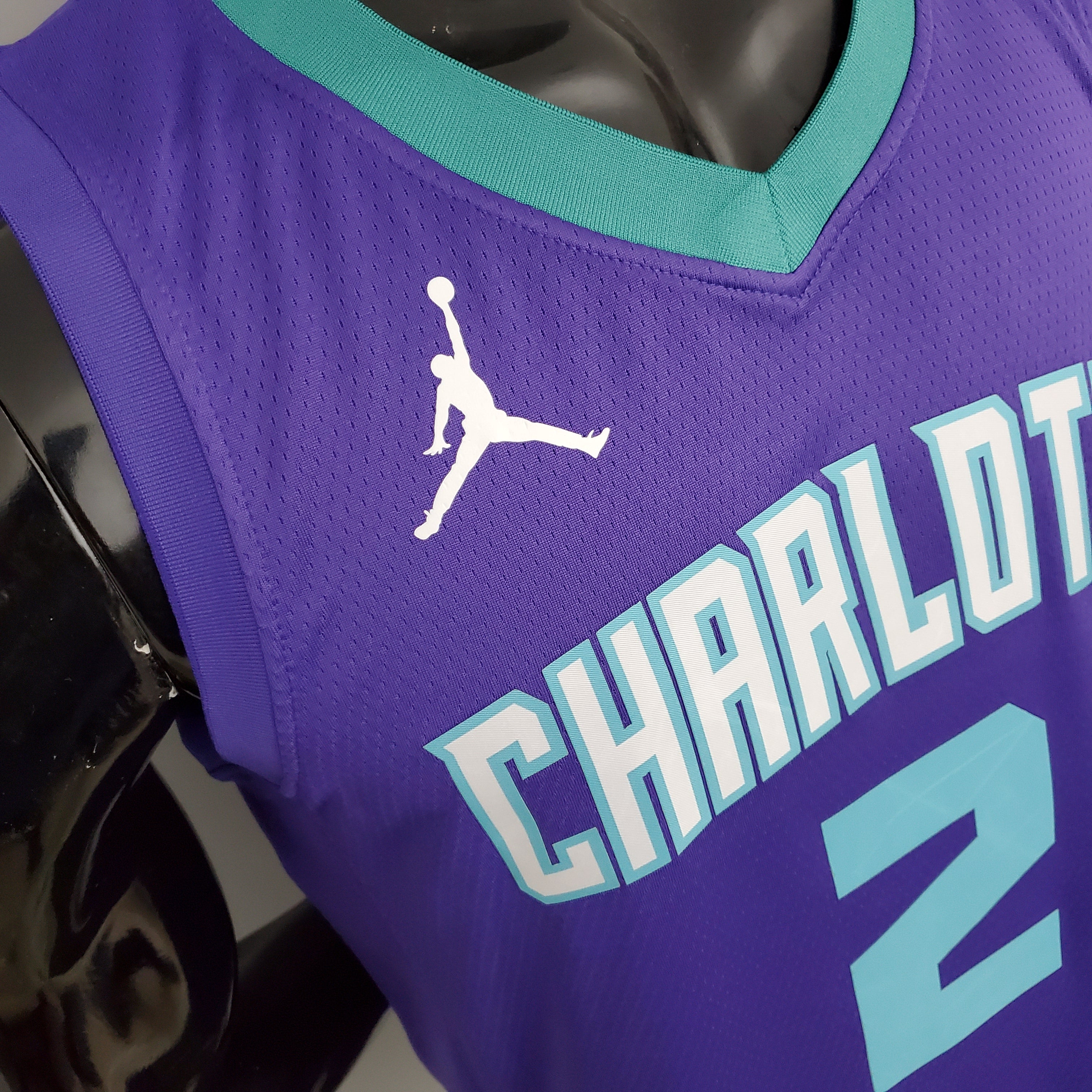 Charlotte Hornets Camiseta Clásica Morada