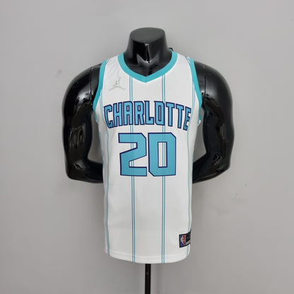 Camiseta Charlotte Hornets Camiseta Clásica Blanca
