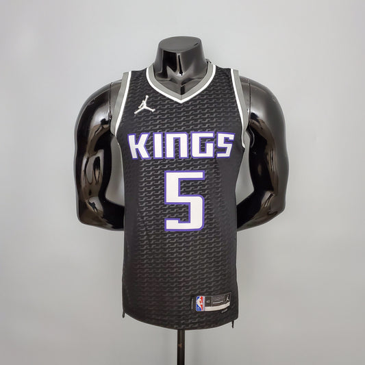 Camiseta Sacramento Kings Camiseta Negra Clásica