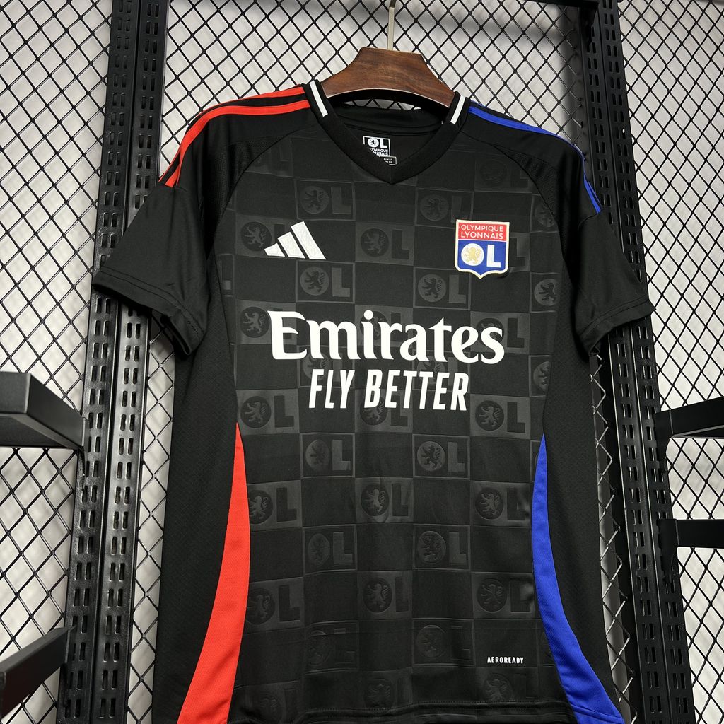 Camiseta Olympique de Lyon Visita 2024/25 Versión Fan