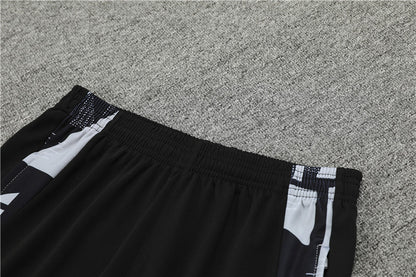 Buzo Completo Manchester United Negro Blanco