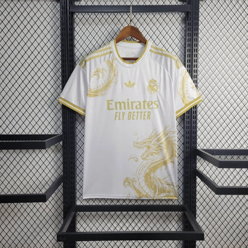 Camiseta Real Madrid "Especial Dragon Dorado" 2024/25 Versión Fan