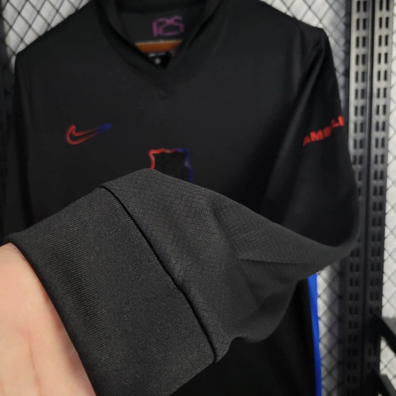 Camiseta FC Barcelona Visita Manga Larga 2024/25 Versión Fan