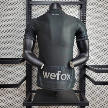 Camiseta AC Milán "Pleasures" Negra 2023/24 Versión Jugador