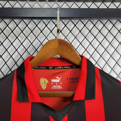 Camiseta AC Milán Edición Aniversario Roja 2024/25 Versión Fan