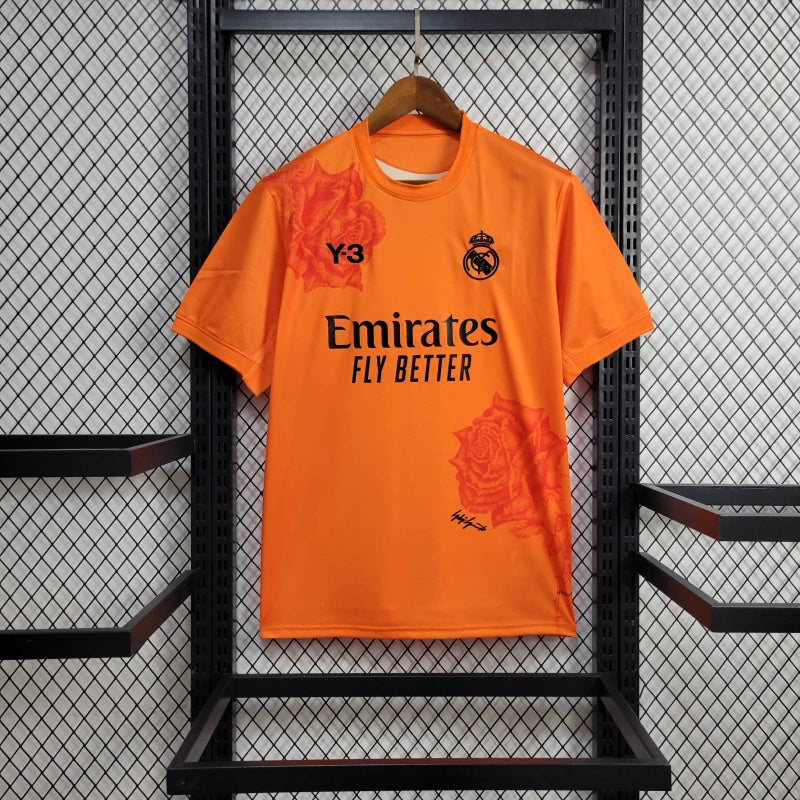 Camiseta Real Madrid "Y-3" Naranjo 2023/24 Versión Fan