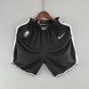 NBA 75 Aniversario Brooklyn Nets Shorts Negros