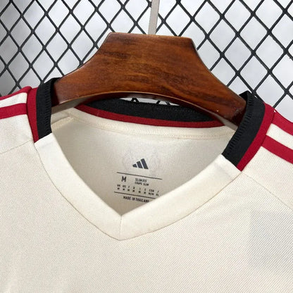 Camiseta Liverpool Visita Manga Larga 2025/26 Versión Fan