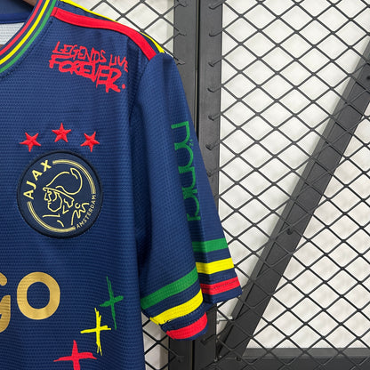 Camiseta Ajax Edición Especial "Bob Marley Azul" 2025/26 Versión Fan