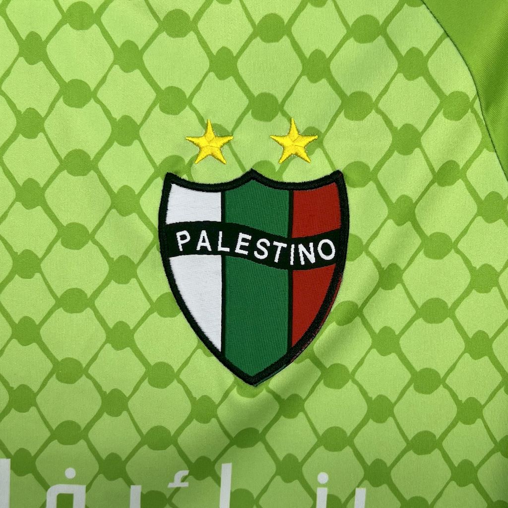 Camiseta Palestino Verde Claro 2025/26 Versión Fan
