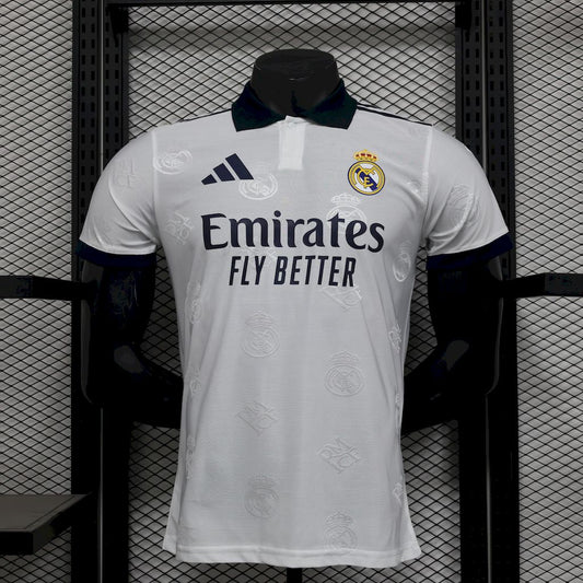 Camiseta Real Madrid Polo Blanco 2025/26 Versión Jugador