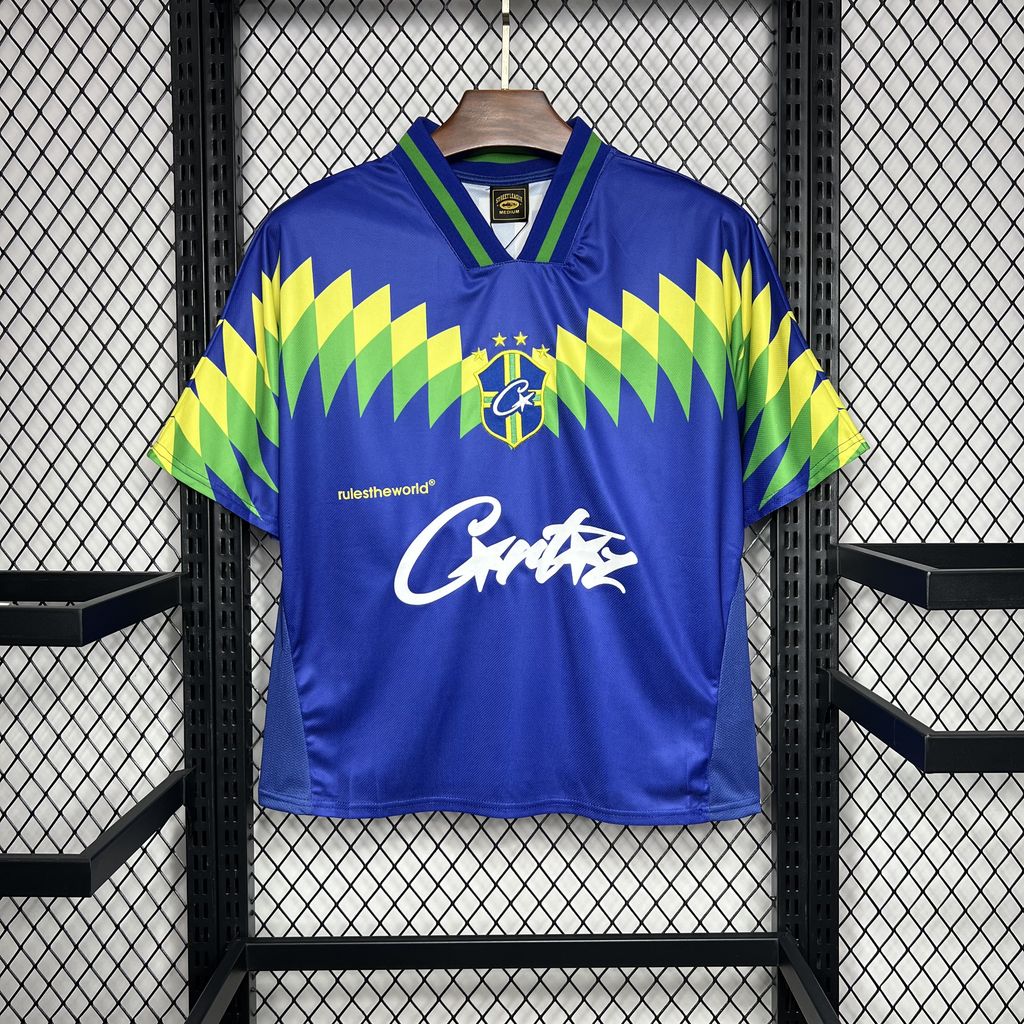 Camiseta Brasil Visita Corteiz Logo Retro 1995