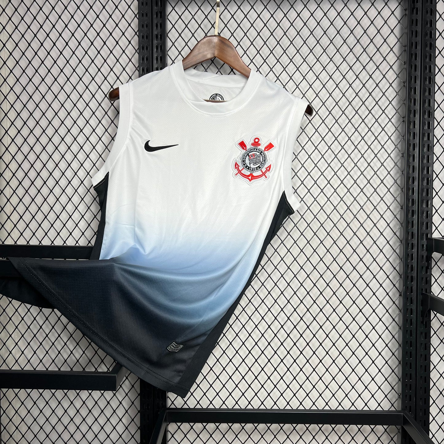 Camiseta Corinthians Local Sin Mangas Blanca 2024/25 Versión Fan