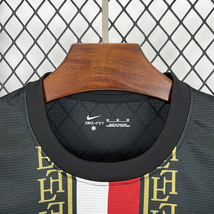 Camiseta Paris Saint-Germain "Negro y Dorado" 2025/26 Versión Fan