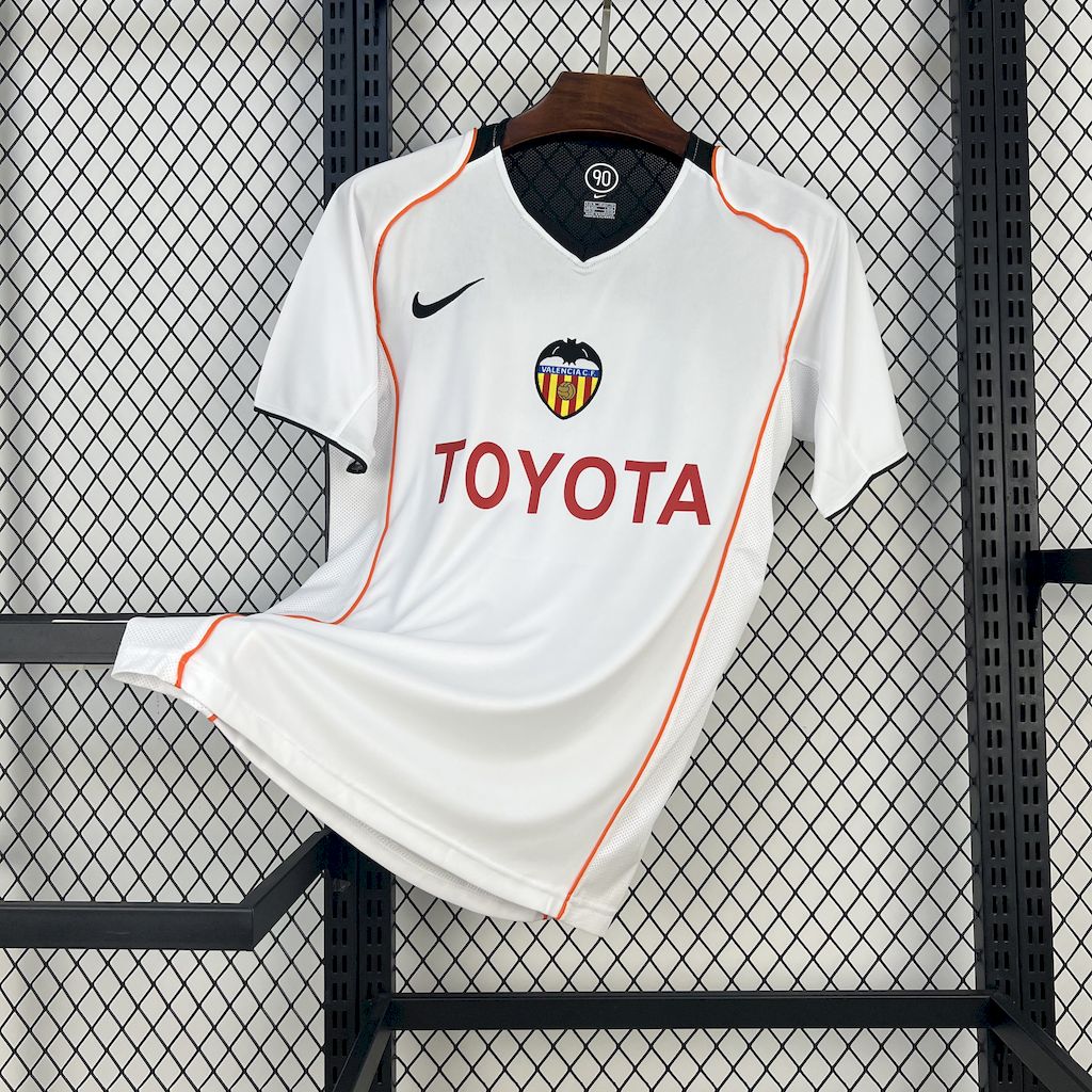 Camiseta Valencia CF Local Retro 2004/05 Versión Fan