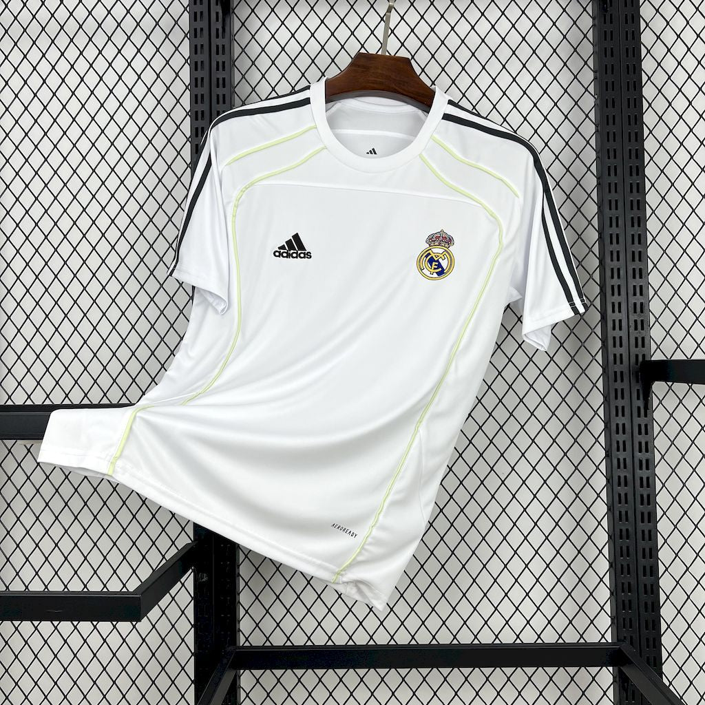 Camiseta Real Madrid Entrenamiento Blanco 2025/26 Versión Fan