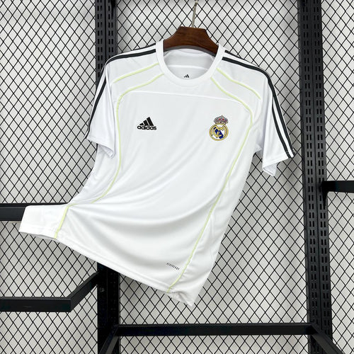Camiseta Real Madrid Entrenamiento Blanco 2025/26 Versión Fan