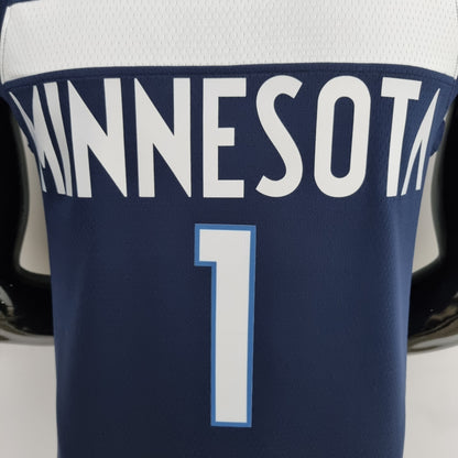 Camiseta Minnesota Timberwolves Camiseta Azul Clásica