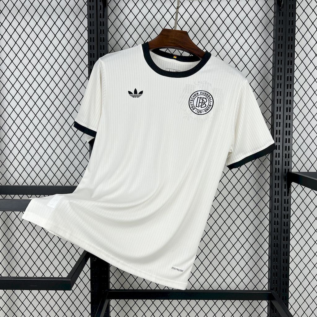 Camiseta Alemania 125 Aniversario Blanco 2025/26 Versión Fan