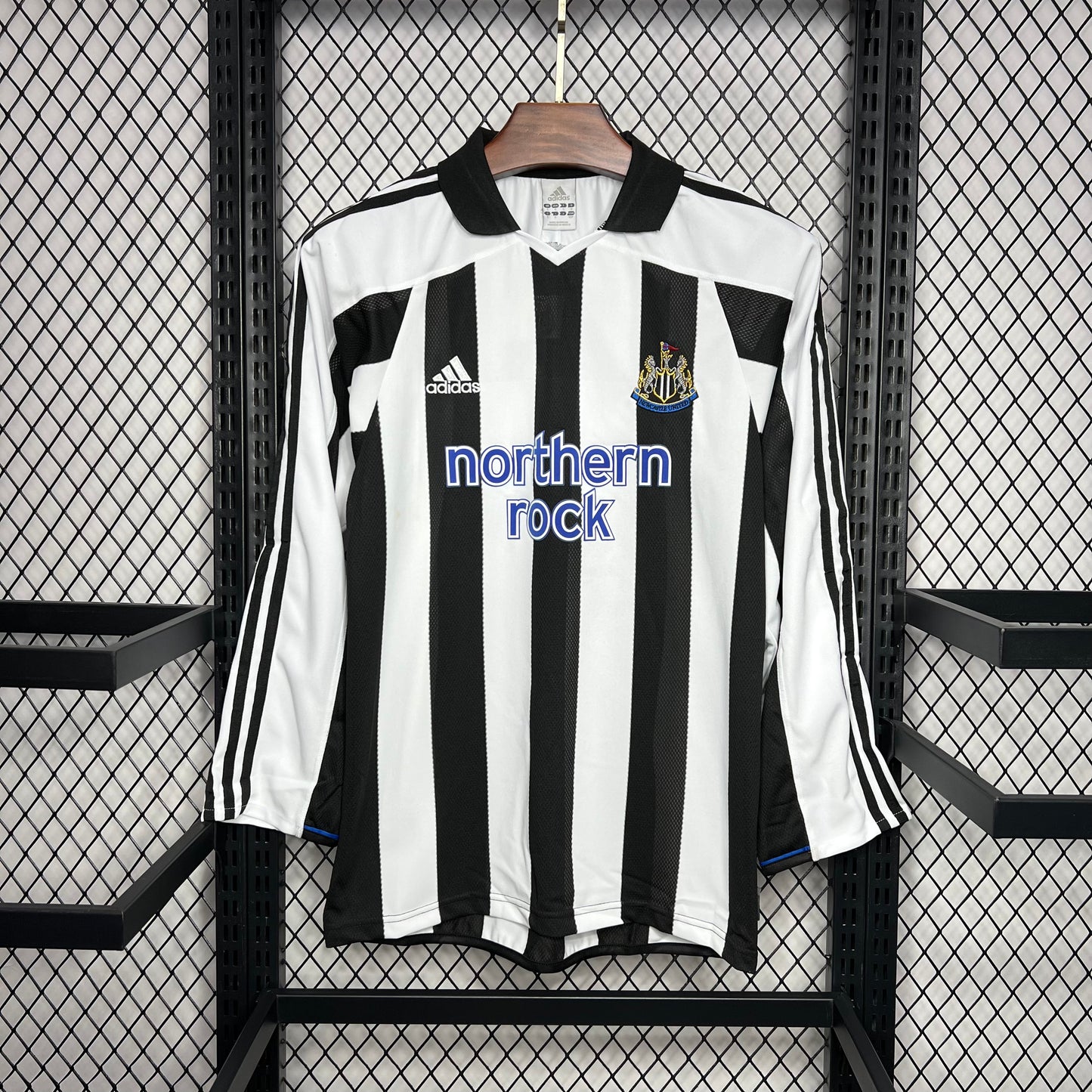 Camiseta Newcastle United Local Retro Manga Larga 2003/05