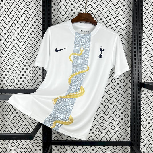 Camiseta Tottenham Hotspur Blanca 2025/26 Versión Fan