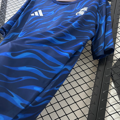 Camiseta Real Madrid Entrenamiento Azul 2025/26 Versión Fan