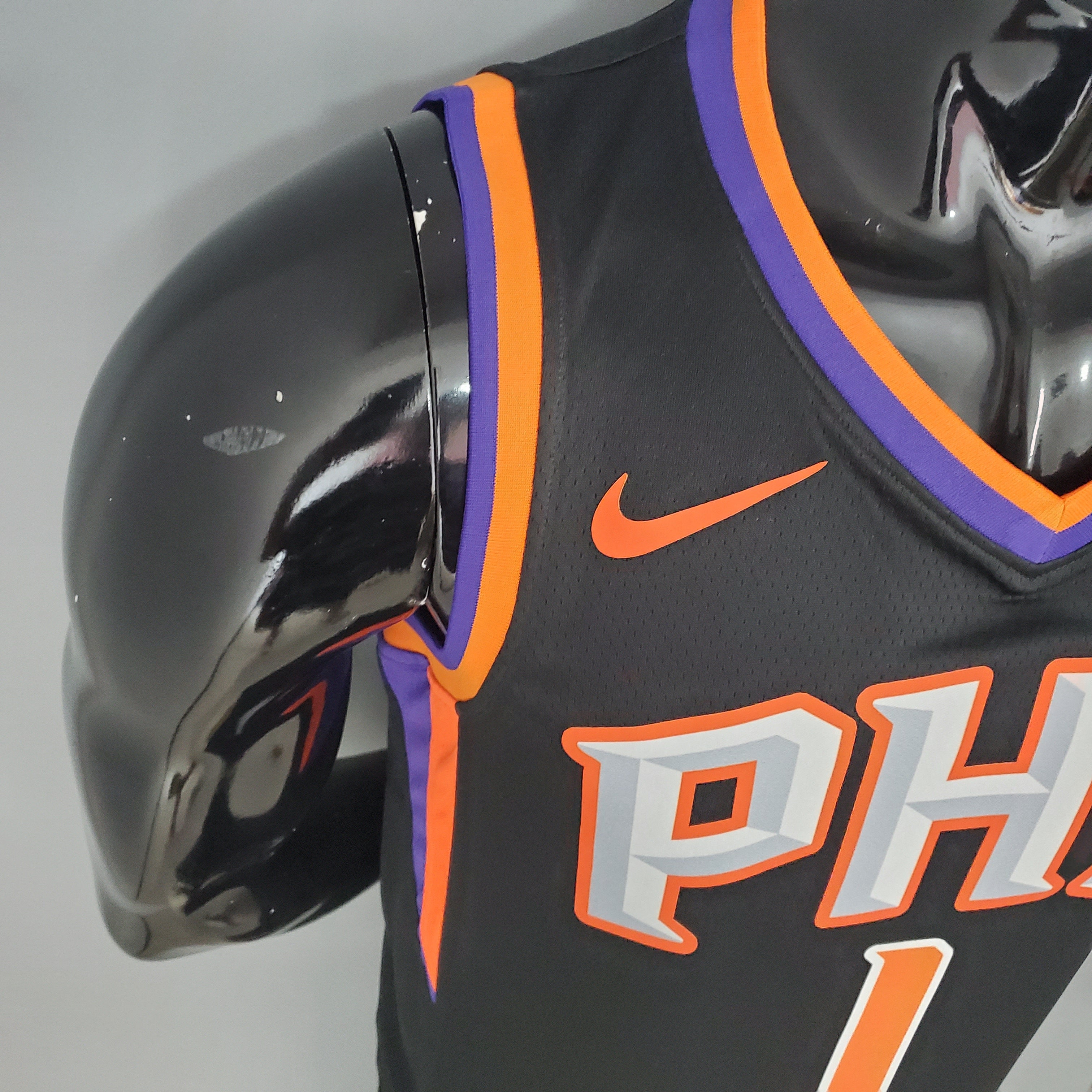 Phoenix Suns Camiseta Negra Clásica