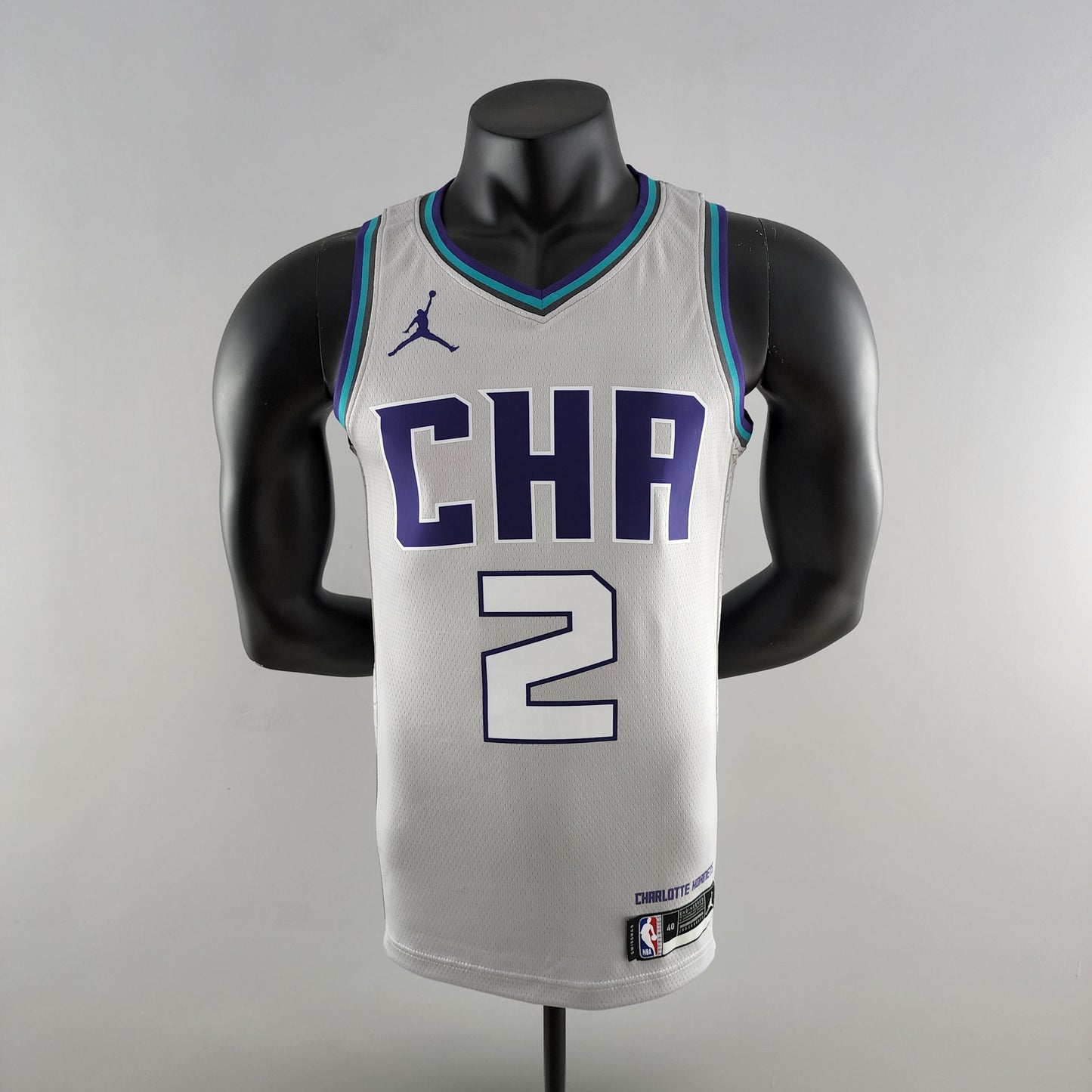 Camiseta Charlotte Hornets Camiseta Clásica Gris