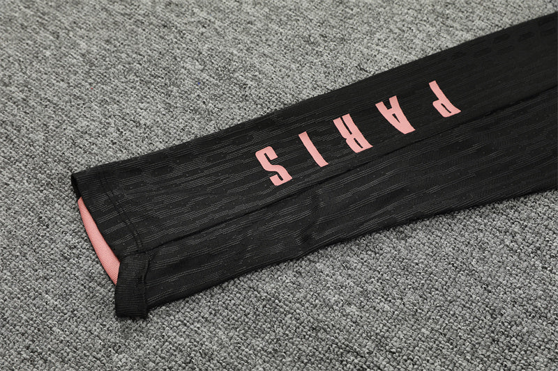 Buzo Completo PSG Negro Rosado Edición Jordan