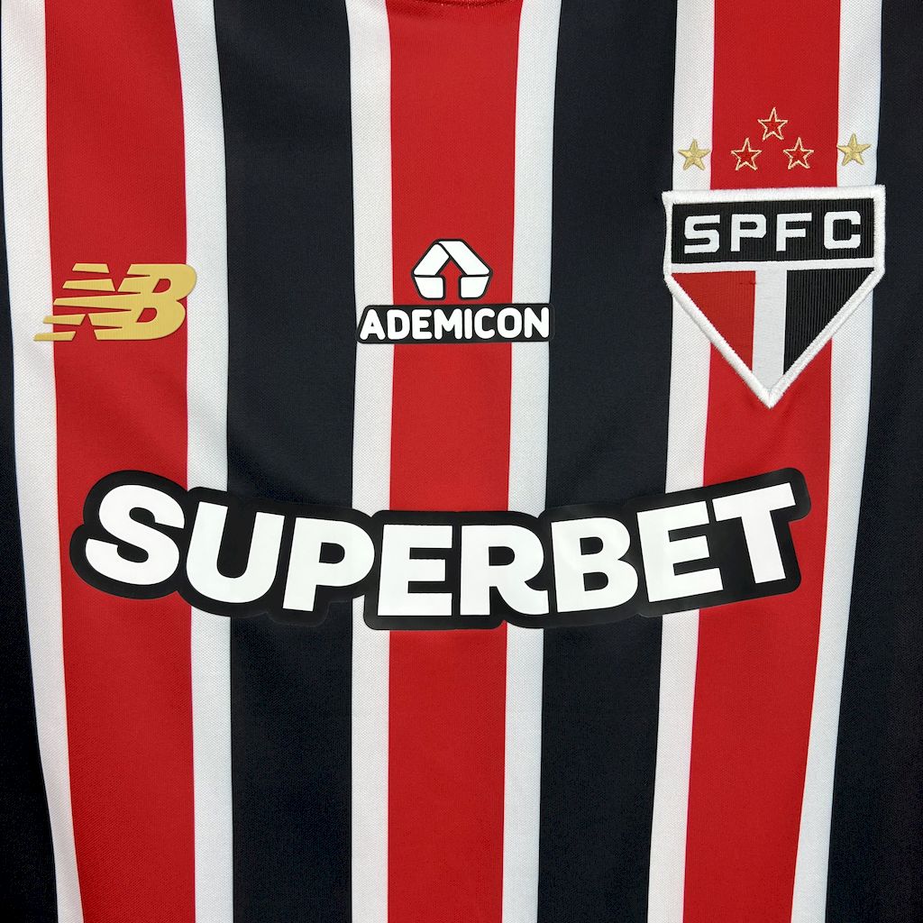 Camiseta Sao Paulo Visita 2025/26 Versión Fan