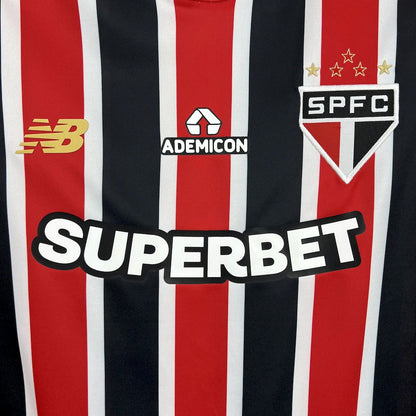 Camiseta Sao Paulo Visita 2025/26 Versión Fan