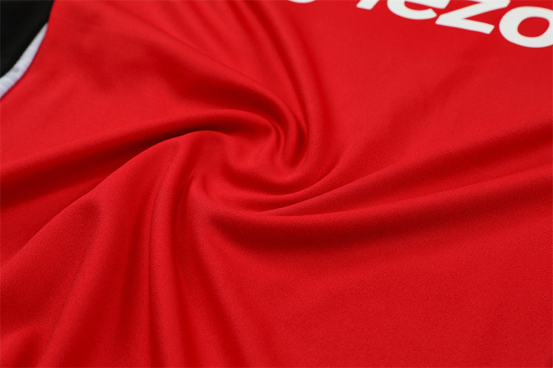 Buzo Completo Manchester United Rojo Negro