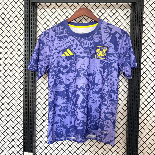 Camiseta Tigres Pre-Partido 2025/26 Versión Fan