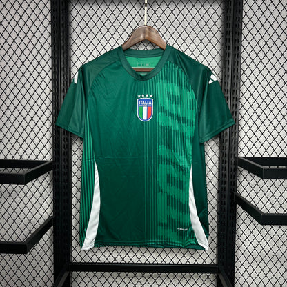 Camiseta Italia Pre Partido 2024 Versión Fan