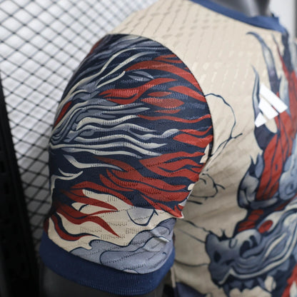 Camiseta Japón "Edición Especial Blanco y Azul" 2024 Versión Jugador