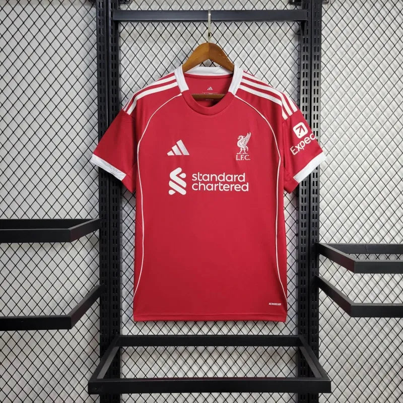 Camiseta Liverpool Local 2025/26 Versión Fan