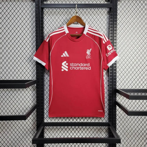 Camiseta Liverpool Local 2025/26 Versión Fan