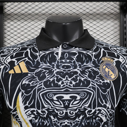 Camiseta Real Madrid "Yellow Black Dragon" 2024/25 Versión Jugador