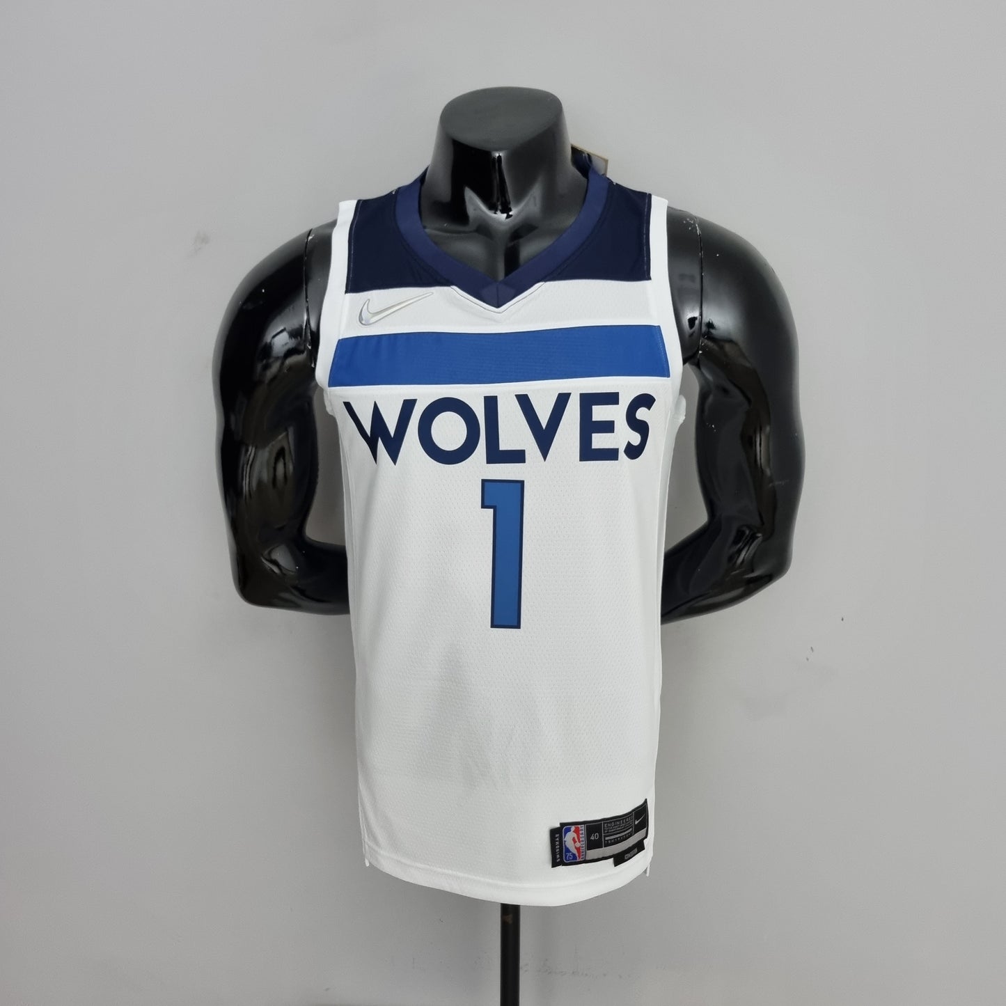 Camiseta Minnesota Timberwolves Camiseta Blanca Clásica