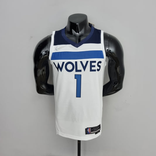 Camiseta Minnesota Timberwolves Camiseta Blanca Clásica