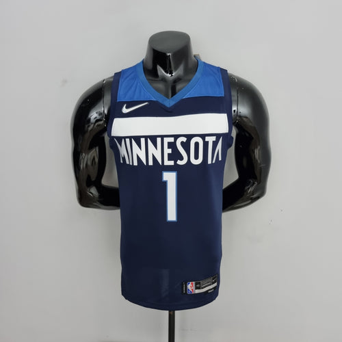 Camiseta Minnesota Timberwolves Camiseta Azul Clásica